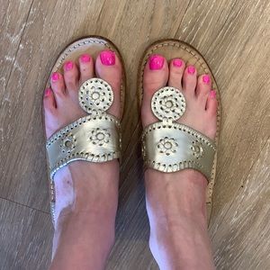 Platinum Jack Rogers size 8